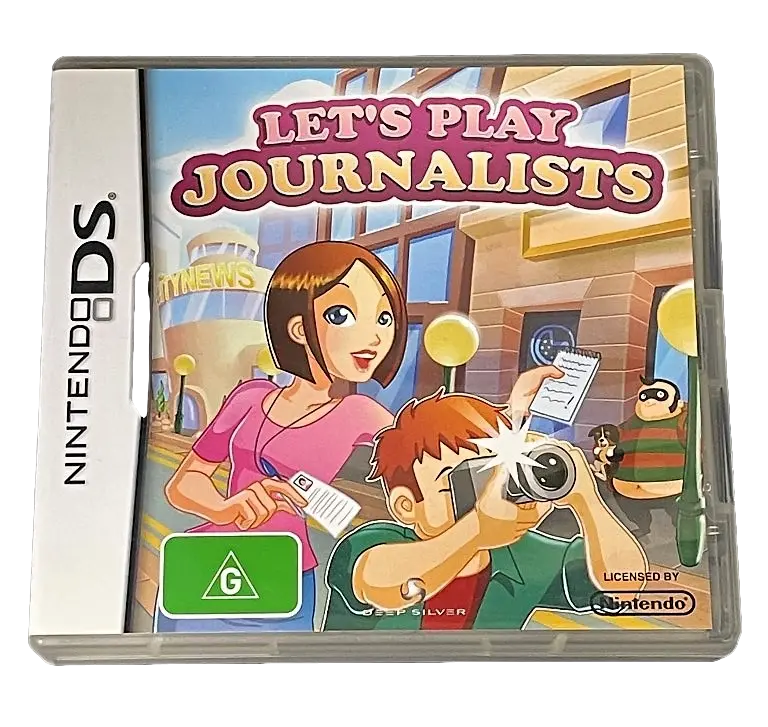 Let's Play Journalists Nintendo Ds 2Ds 3Ds Game *Complete* (Preowned) 1