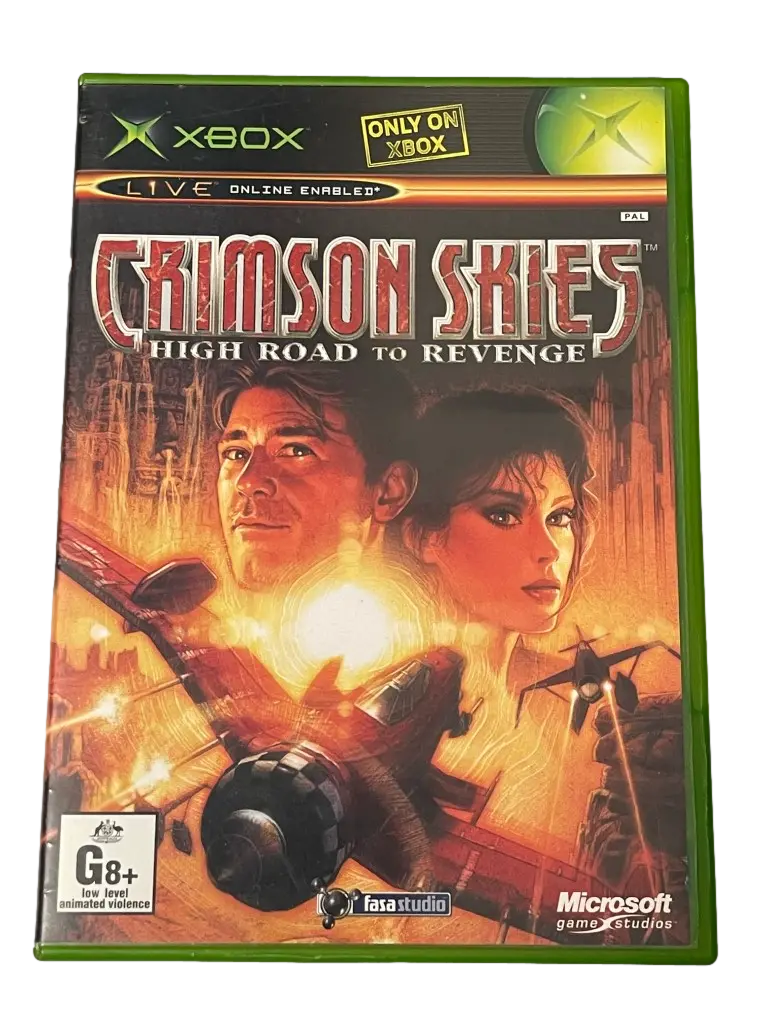 Crimson Skies High Road To Revenge Xbox Original Pal *Complete* (Pre-Owned) 1