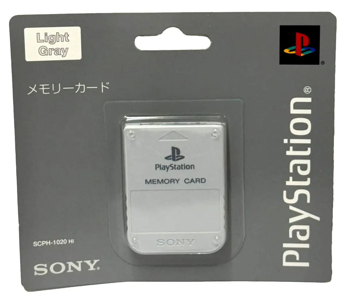Sealed Genuine Sony Playstation 1 Memory Card 1Mb Light Gray Ps1 Official 1