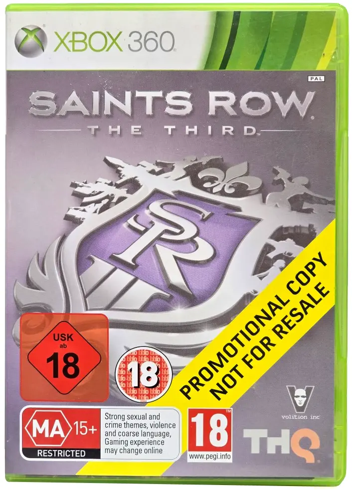 Saints Row The Third Xbox 360 Pal Promotional Copy Xbox360 (Preowned) 1