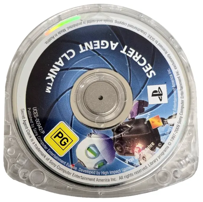 Secret Agent Clank Sony Psp Game Disc Only (Preowned) 1