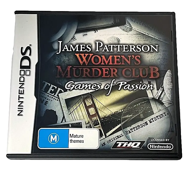 Women's Murder Club Games Of Passion Nintendo Ds 2Ds 3Ds *Complete* (Preowned) 1