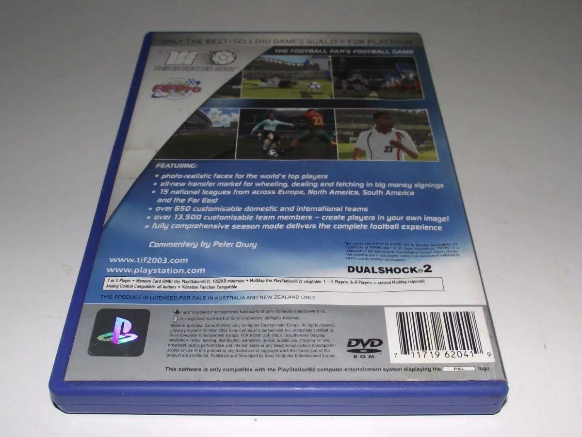 This Is Soccer 2003 Ps2 (Platinum) Pal *Complete* (Preowned) 2