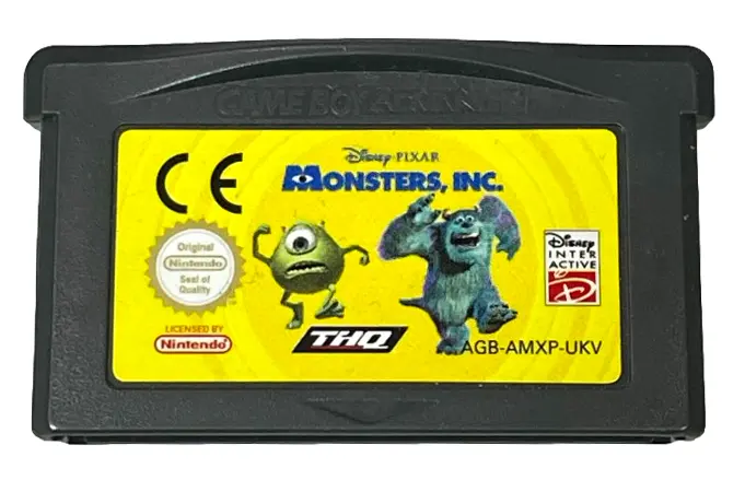 Monsters Inc Nintendo Gameboy Advance Genuine Cartridge (Preowned) 1