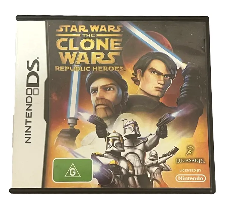 Star Wars The Clone Wars Republic Heroes Ds 2Ds 3Ds Game *Complete* (Preowned) 1