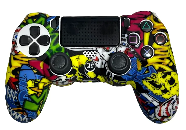 Silicone Cover For Ps4 Controller Case Skin - Skulls 1