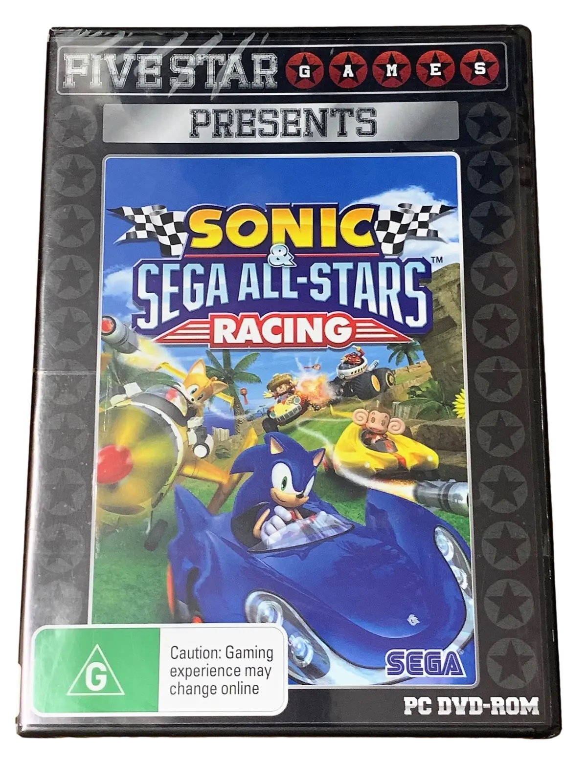 Sonic & Sega All-Stars Racing *Sealed* Pc Dvd 1