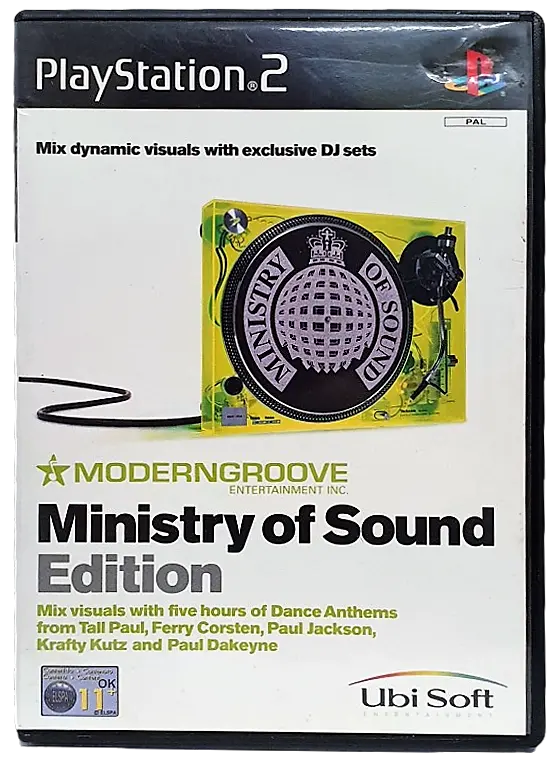 Moderngroove Ministry Of Sound Edition Pal Ps2 *Complete* Playstation 2 (Preowned) 2