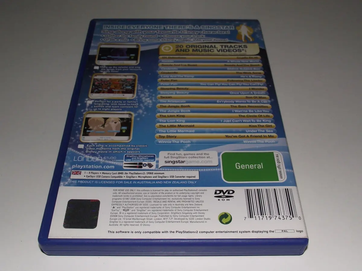 Singstar Ps2 Playstation 2 Ultimate Selection Pal Games (Preowned) 18
