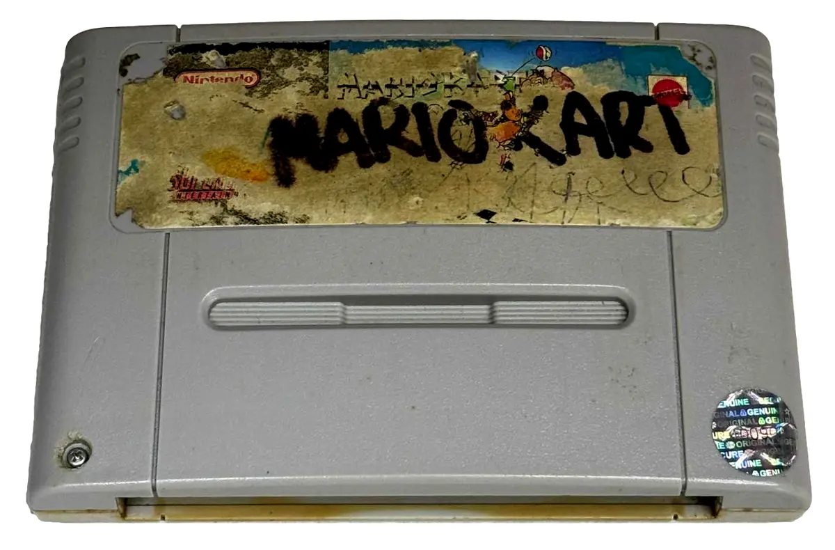 Mario Kart Super Nintendo Snes Pal New Save Battery #2 (Preowned) 1