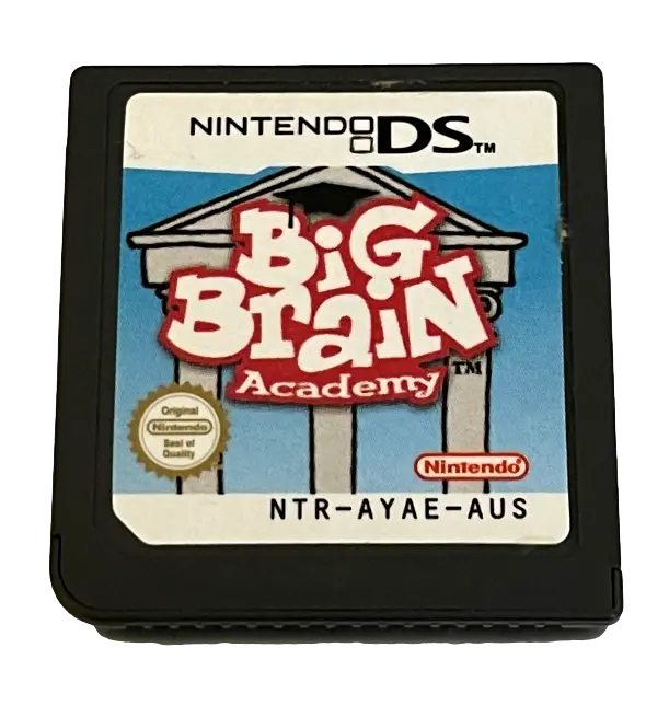 Big Brain Academy Nintendo Ds 2Ds 3Ds Game *Cartridge Only* (Pre-Owned) 1