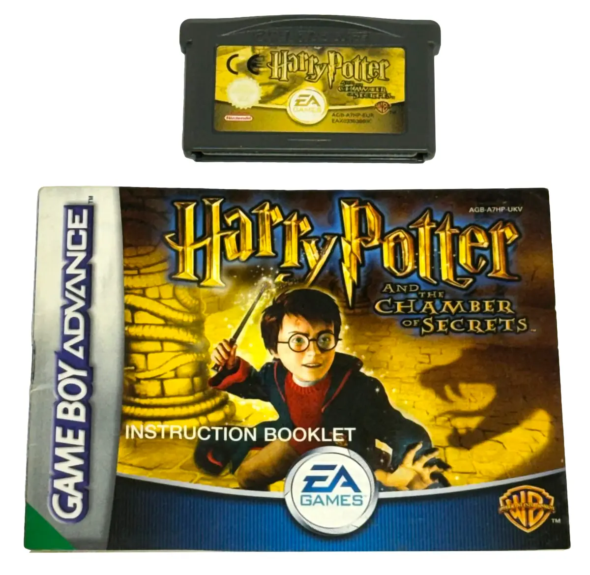 Harry Potter And The Chamber Of Secrets Nintendo Gba *Cartridge And Manual* (Preowned) 1