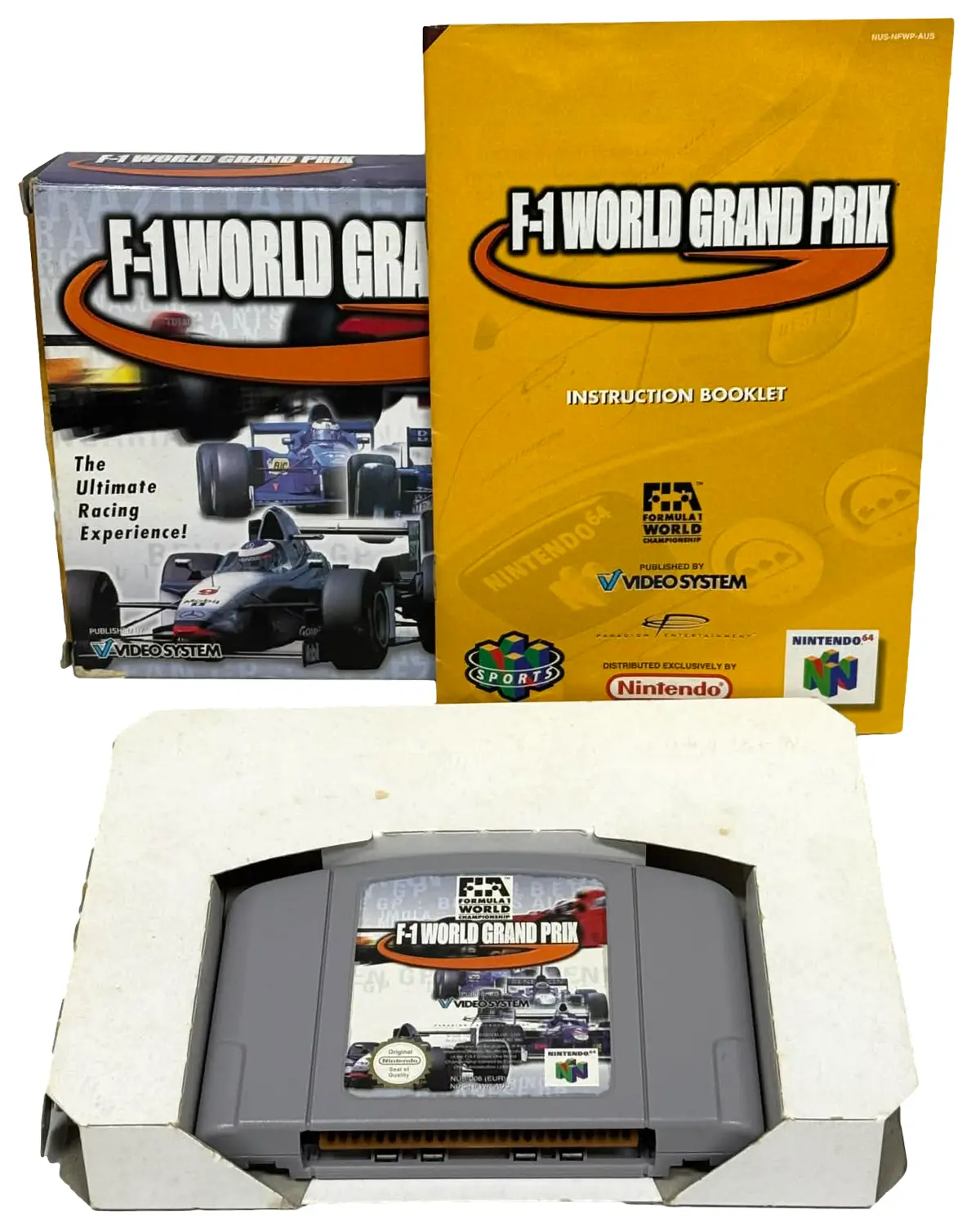 F-1 World Grand Prix Nintendo 64 N64 Boxed Pal *Complete* #2 1
