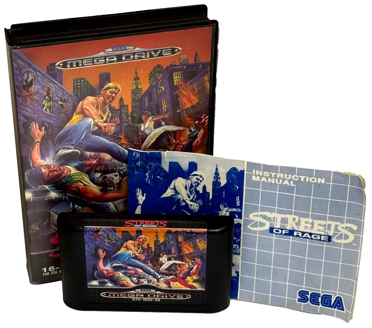 Streets Of Rage Sega Mega Drive *Complete* (Preowned) 1