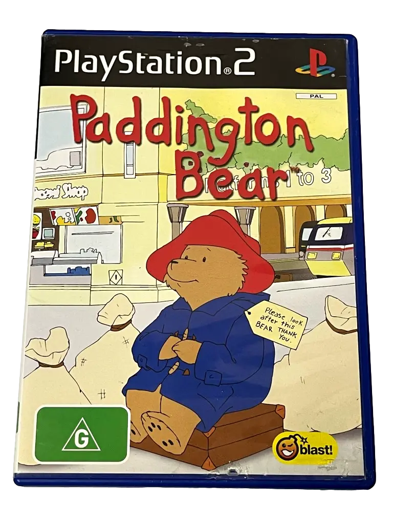 Paddington Bear Sony Ps2 Pal *Complete* (Preowned) 1