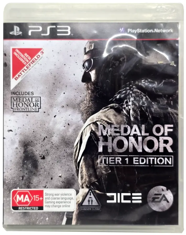 Medal Of Honor Tier 1 Limited Edition Sony Ps3 Playstation 3 (Preowned) 1