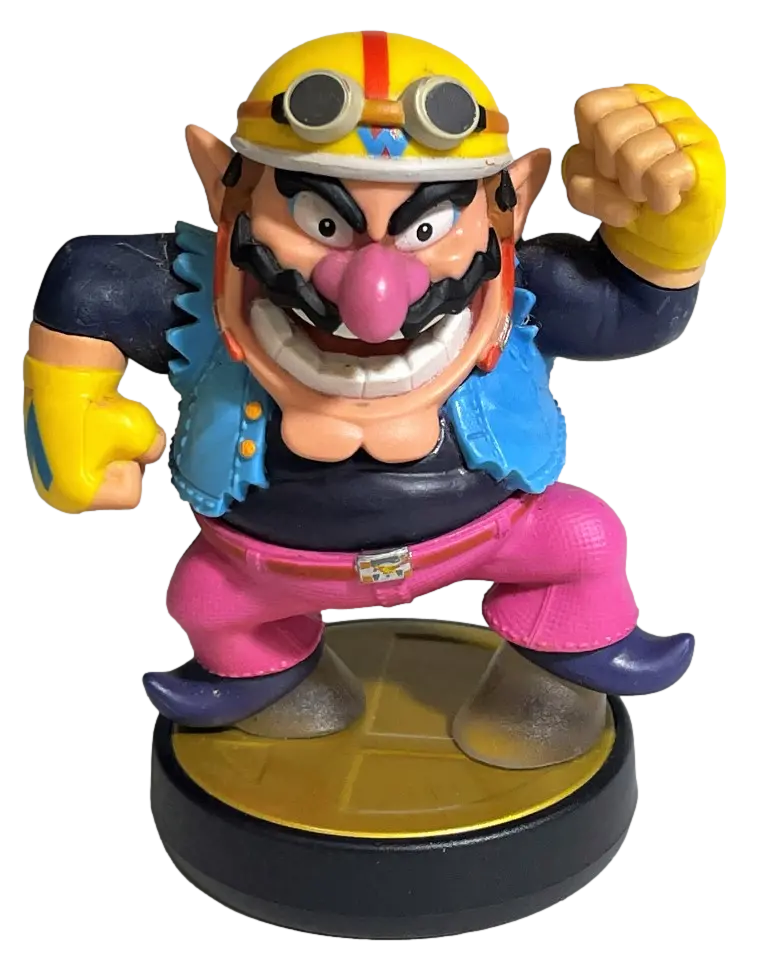 Super Smash Bros Collection N0.32 Wario Nintendo Amiibo Loose (Preowned) 1