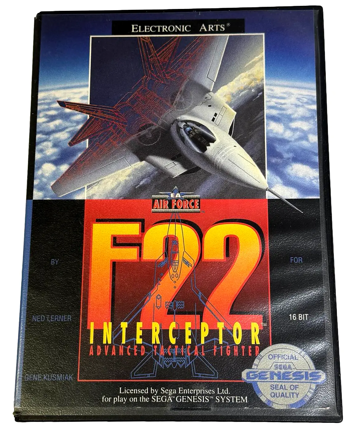 Air Force F22 Interceptor Sega Mega Drive Pal *No Manual* (Preowned) 1