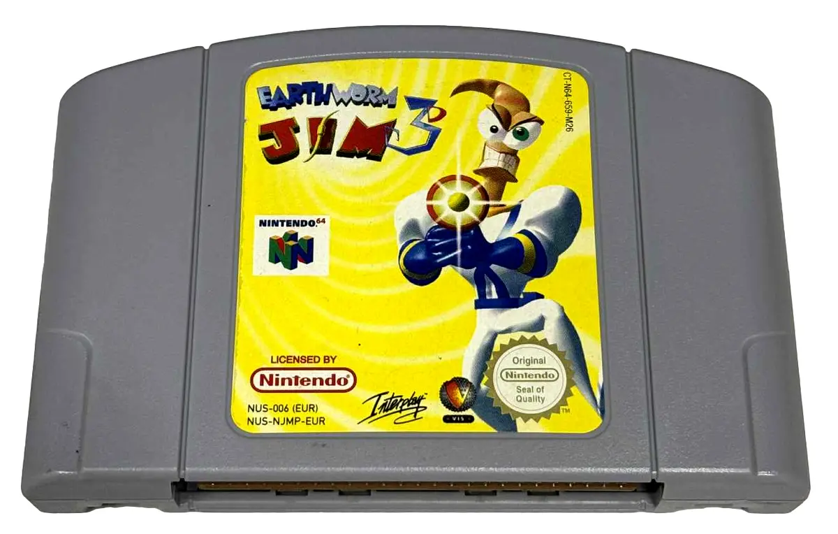 Earth Worm Jim 3 Nintendo 64 N64 Pal (Preowned) 1