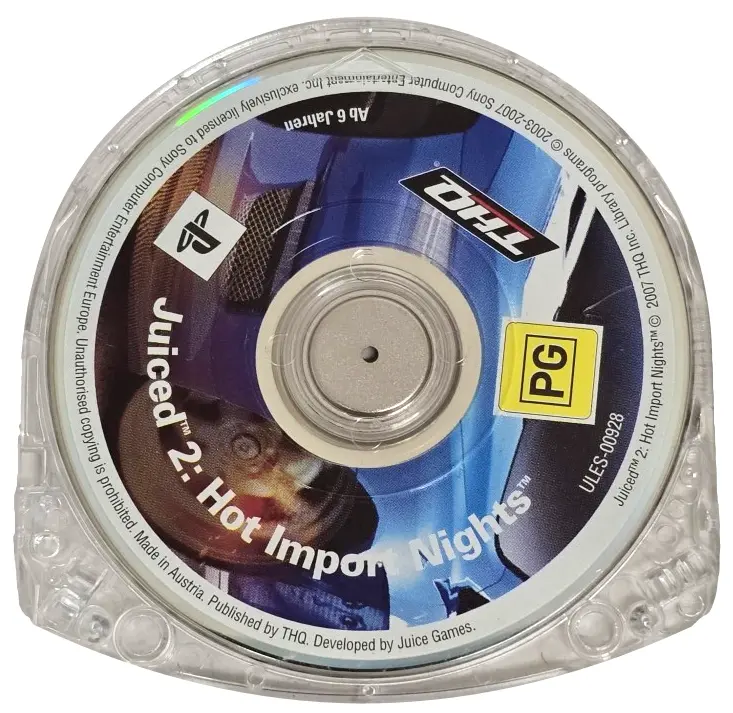 Juiced 2 Hot Import Nights Sony Psp Game Disc Only (Preowned) 1