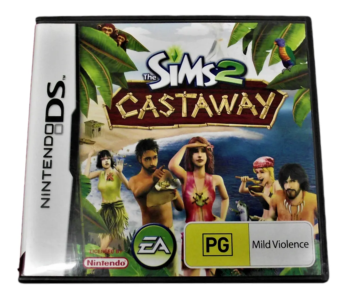 The Sims 2 Castaway Nintendo Ds 2Ds 3Ds Game *Complete* (Preowned) 1