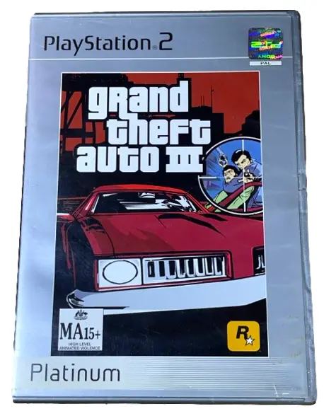 Grand Theft Auto Iii Ps2* (Platinum) Pal *Complete With Manual And Map* (Preowned) 1