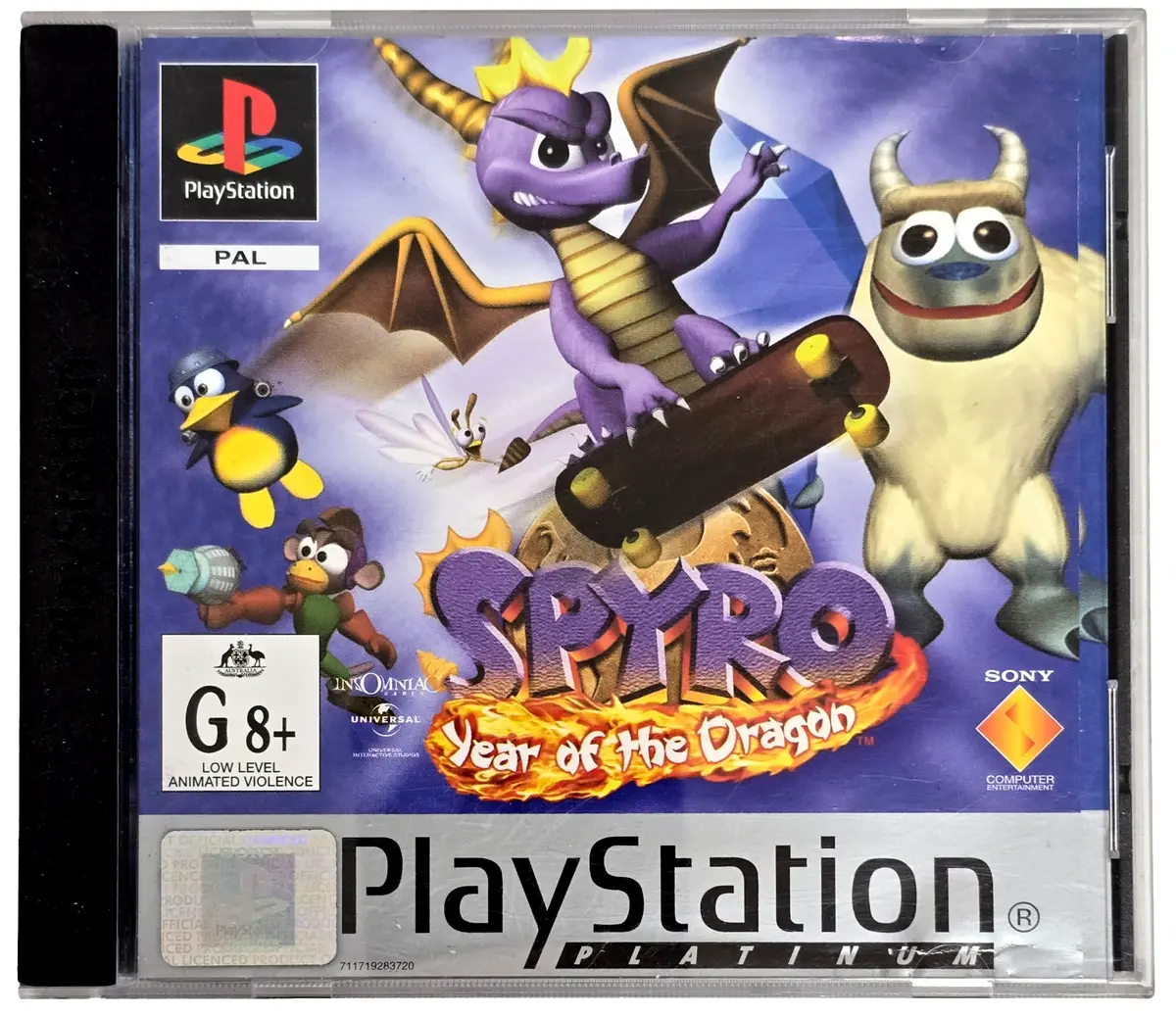 Spyro Year Of The Dragon Ps1 Ps2 Ps3 (Platinum) Pal *Complete* (Preowned) 1