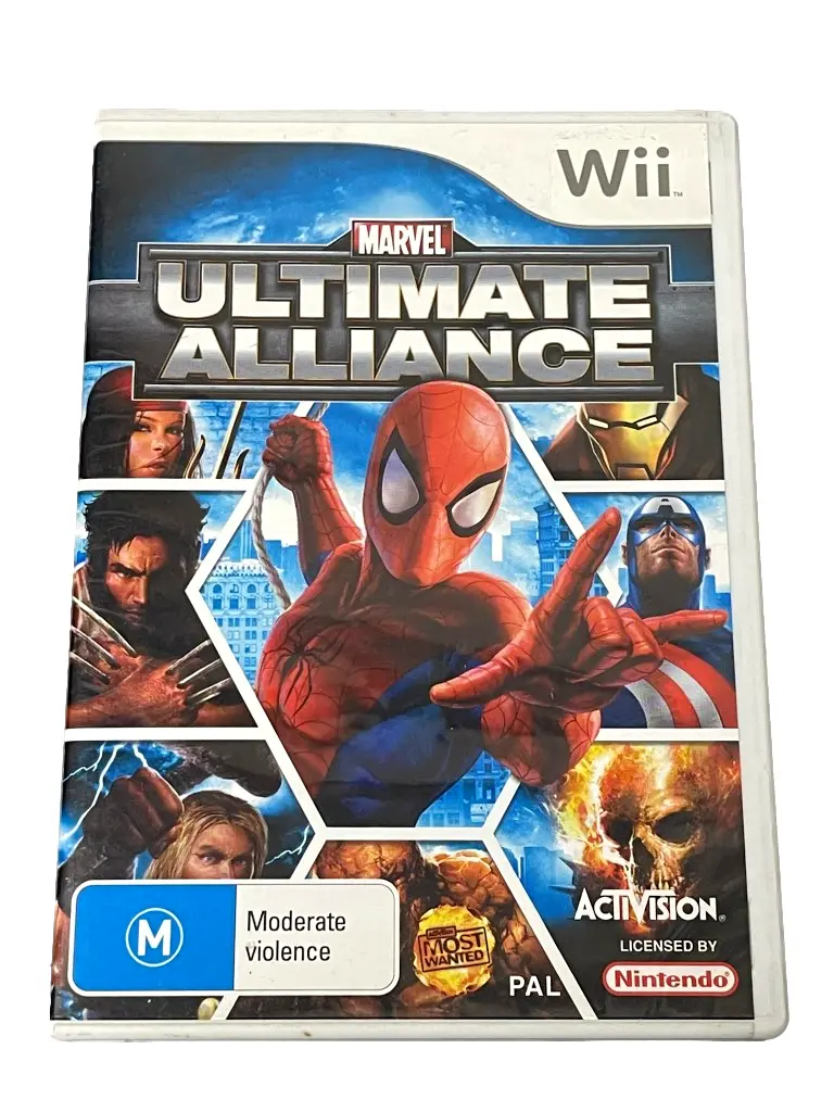 Marvel Ultimate Alliance Nintendo Wii Pal *Complete* (Preowned) 1