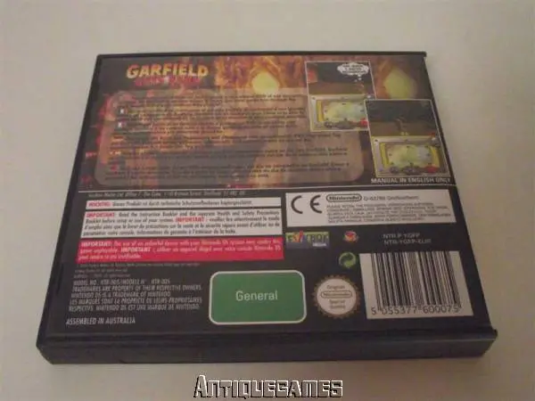 Garfield Gets Real Nintendo Ds 3Ds *No Manual* (Pre-Owned) 2