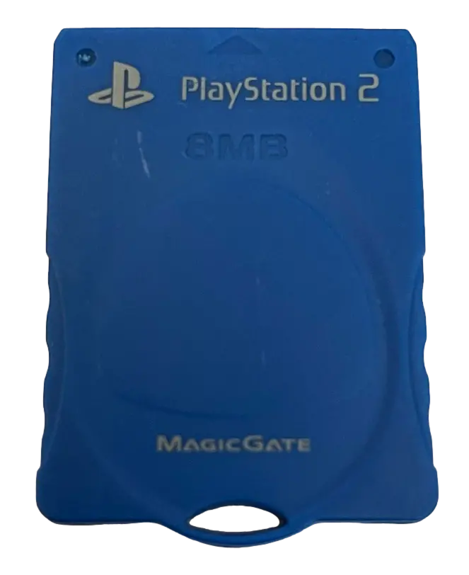 Tabbed Blue Magic Gate Ps2 Memory Card Playstation 2 8Mb  (Preowned) 1