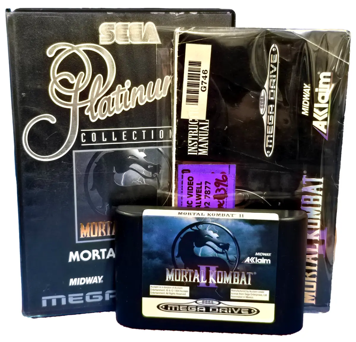 Mortal Kombat Ii Sega Mega Drive Pal *Complete* Platimun 1