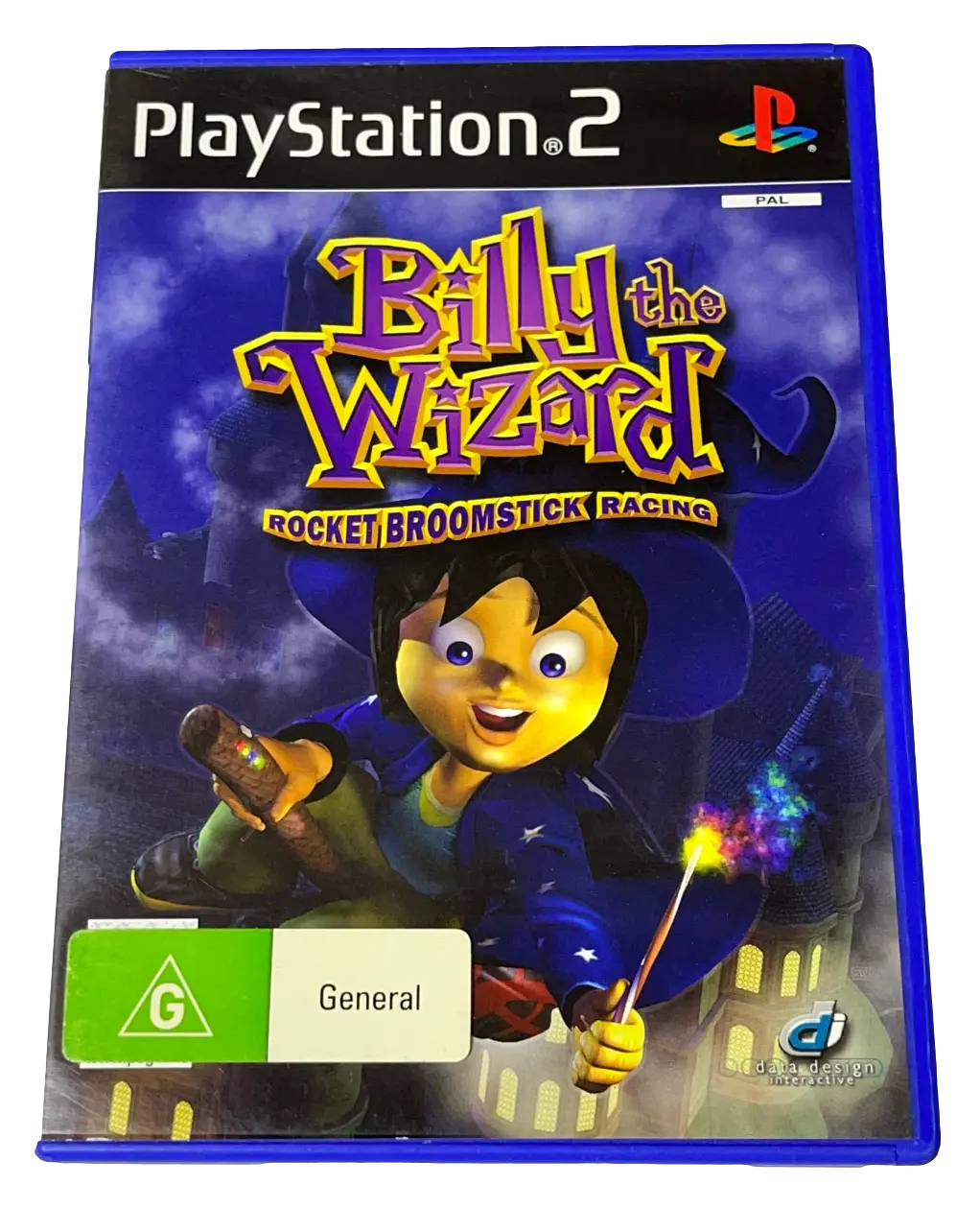 Billy The Wizard  Rocket Broomstick Racing Ps2 Pal *No Manual* (Preowned) 1