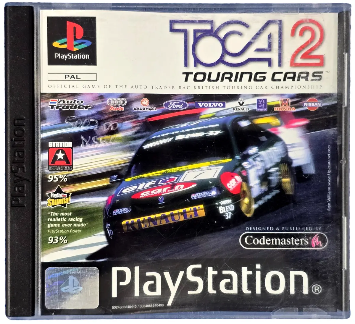 Toca 2 Touring Cars Ps1 Ps2 Ps3 Pal *Complete* (Preowned) 1