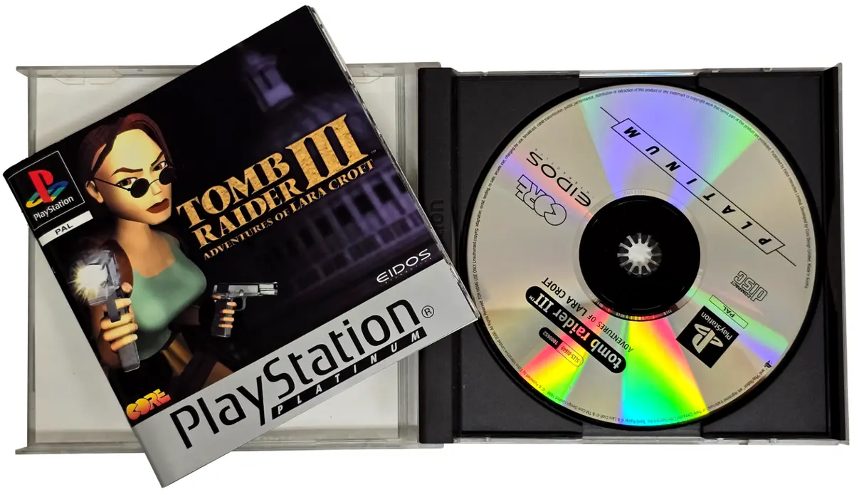 Tomb Raider Iii (Platinum) Ps1 Ps2 Ps3 Pal *Complete* (Preowned) 2