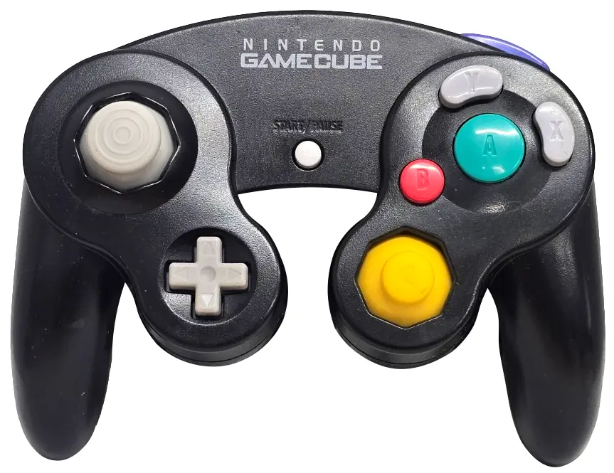 Genuine Black Nintendo Gamecube Controller  Refurbished Dol003 (Preowned) 1