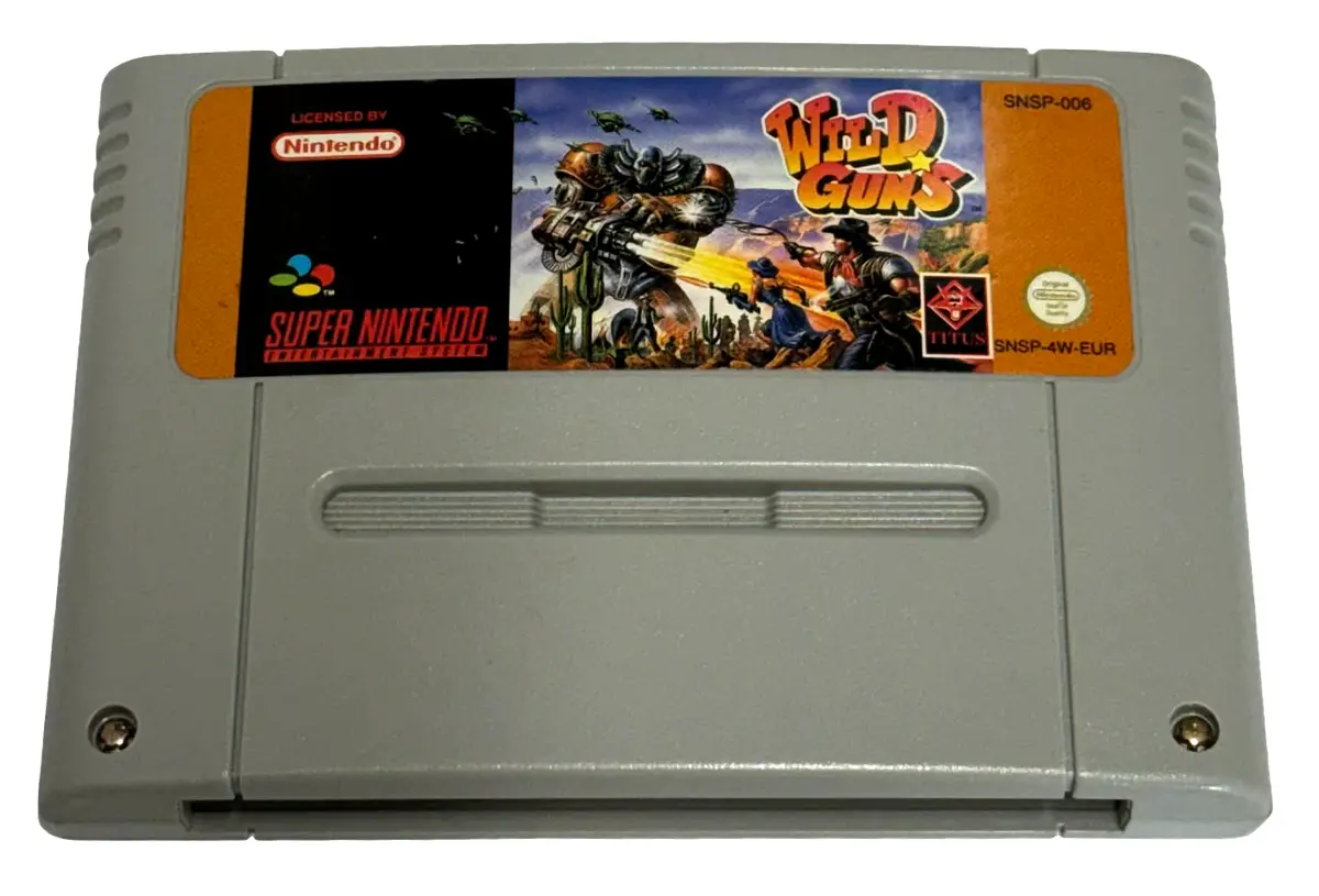 Wild Guns Super Nintendo Snes Pal (Preowned) 1