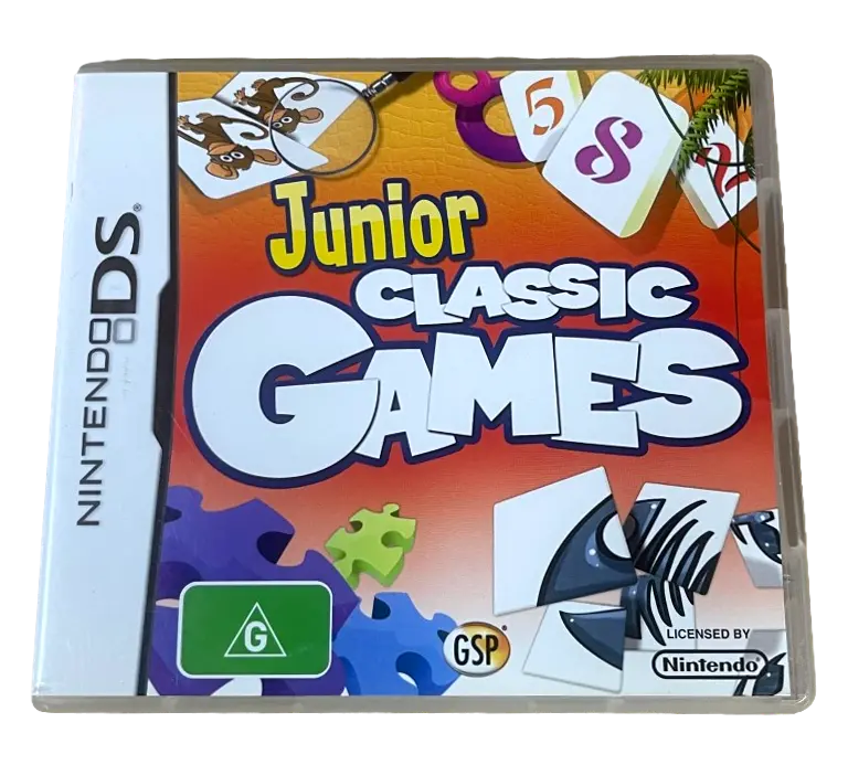 Junior Classic Games Nintendo Ds 3Ds *No Manual* (Pre-Owned) 1
