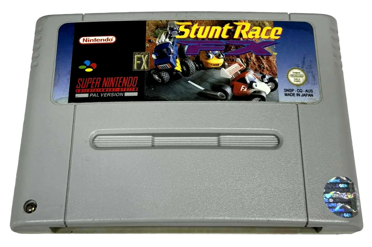 Stunt Race Super Nintendo Snes Pal *New Save Battery* (Preowned) 1