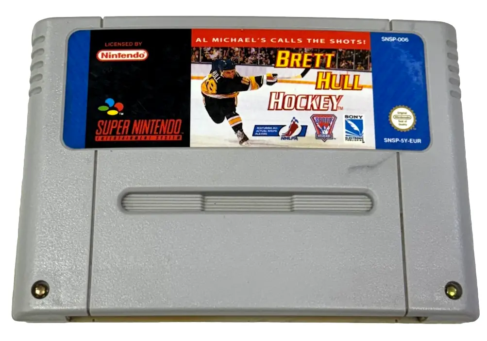 Brett Hull Hockey Super Nintendo Snes Pal (Preowned) 1