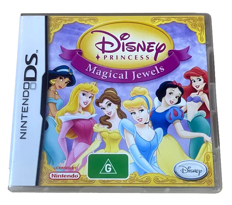 Disney Princess Magical Jewels Nintendo Ds 2Ds 3Ds Game *No Manual* (Preowned) 1