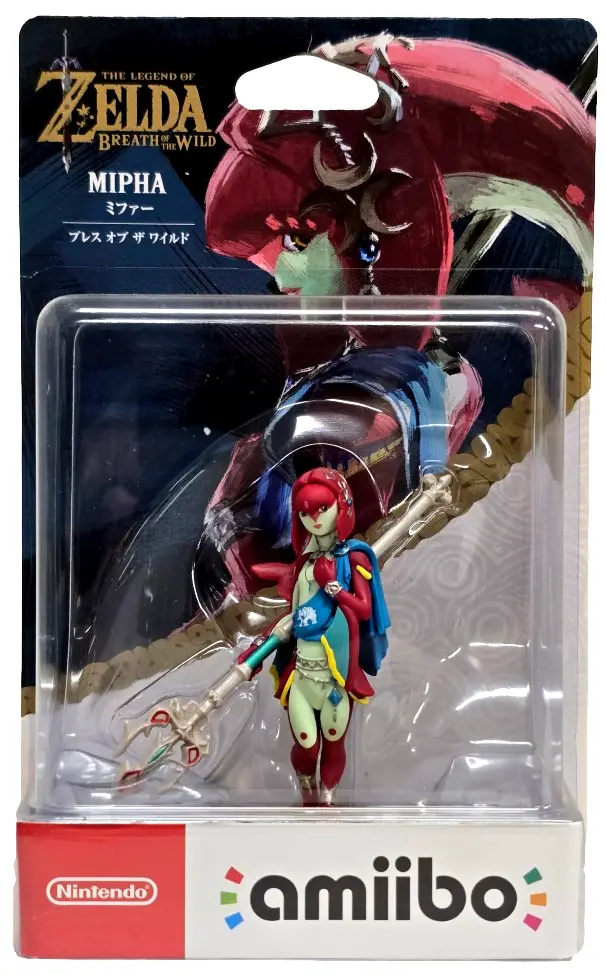 The Legend Of Zelda Mipha Breath Of The Wild Amiibo Japanese Stock (Preowned) 1