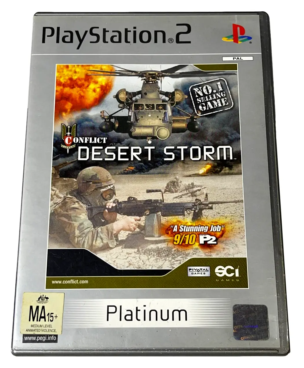Conflict Desert Storm Ps2 Pal *Complete* Platinum (Preowned) 1