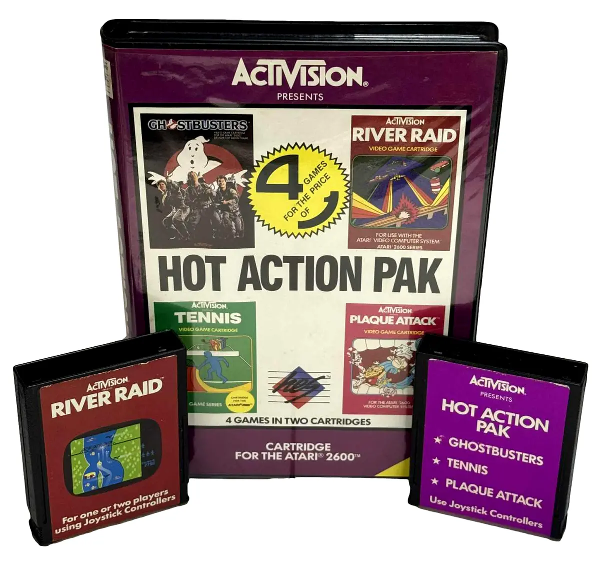Hot Action Pak Atari 2600 *Complete* Hes #2 (Preowned) 1