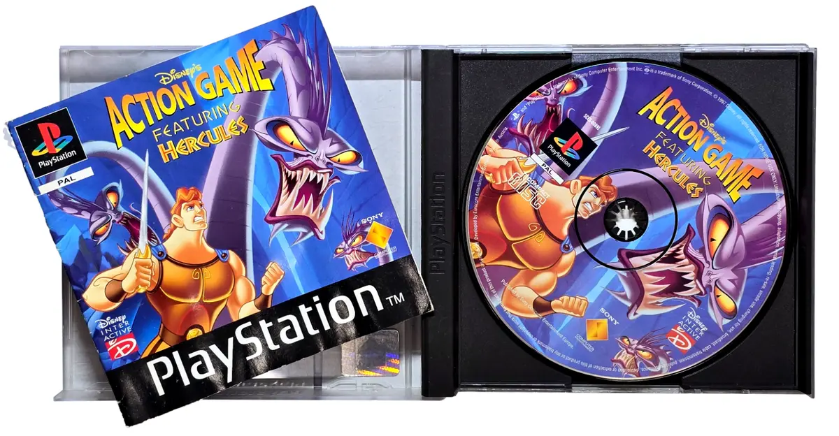 Disney's Action Game Featuring Hercules Ps1 Ps2 Ps3 Pal *No Cover Art* (Preowned) 2