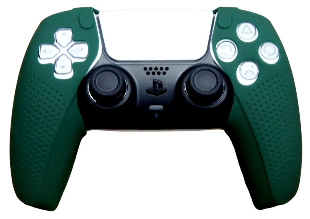 Silicone Grip Covers For Ps5 Controller Skin  Dark Green Sox 1