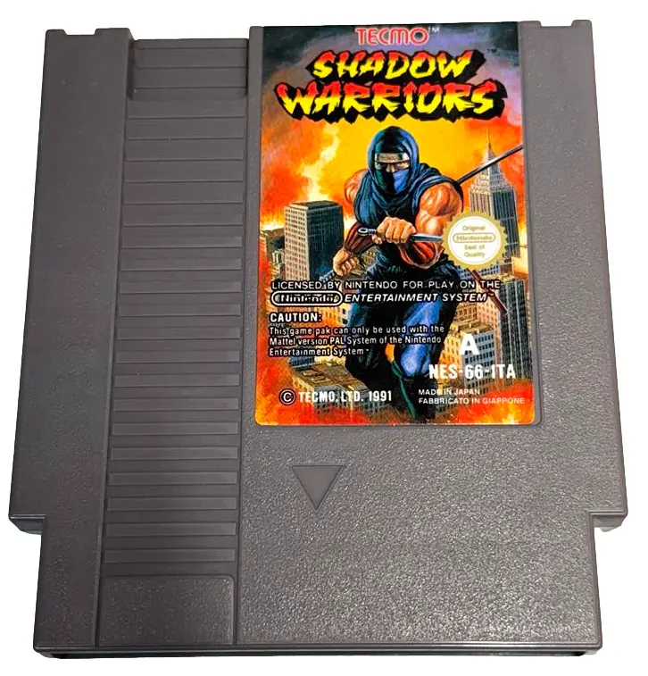 Shadow Warriors Nintendo Nes Pal *Cartridge Only* (Preowned) 1
