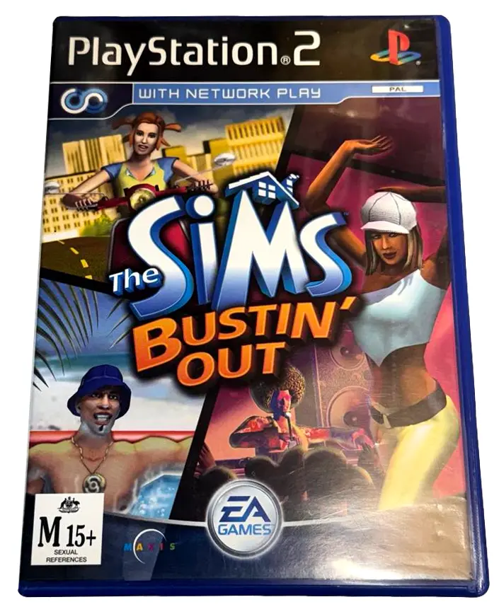 Sims Bustin Out Ps2 Pal *Complete* (Preowned) 1