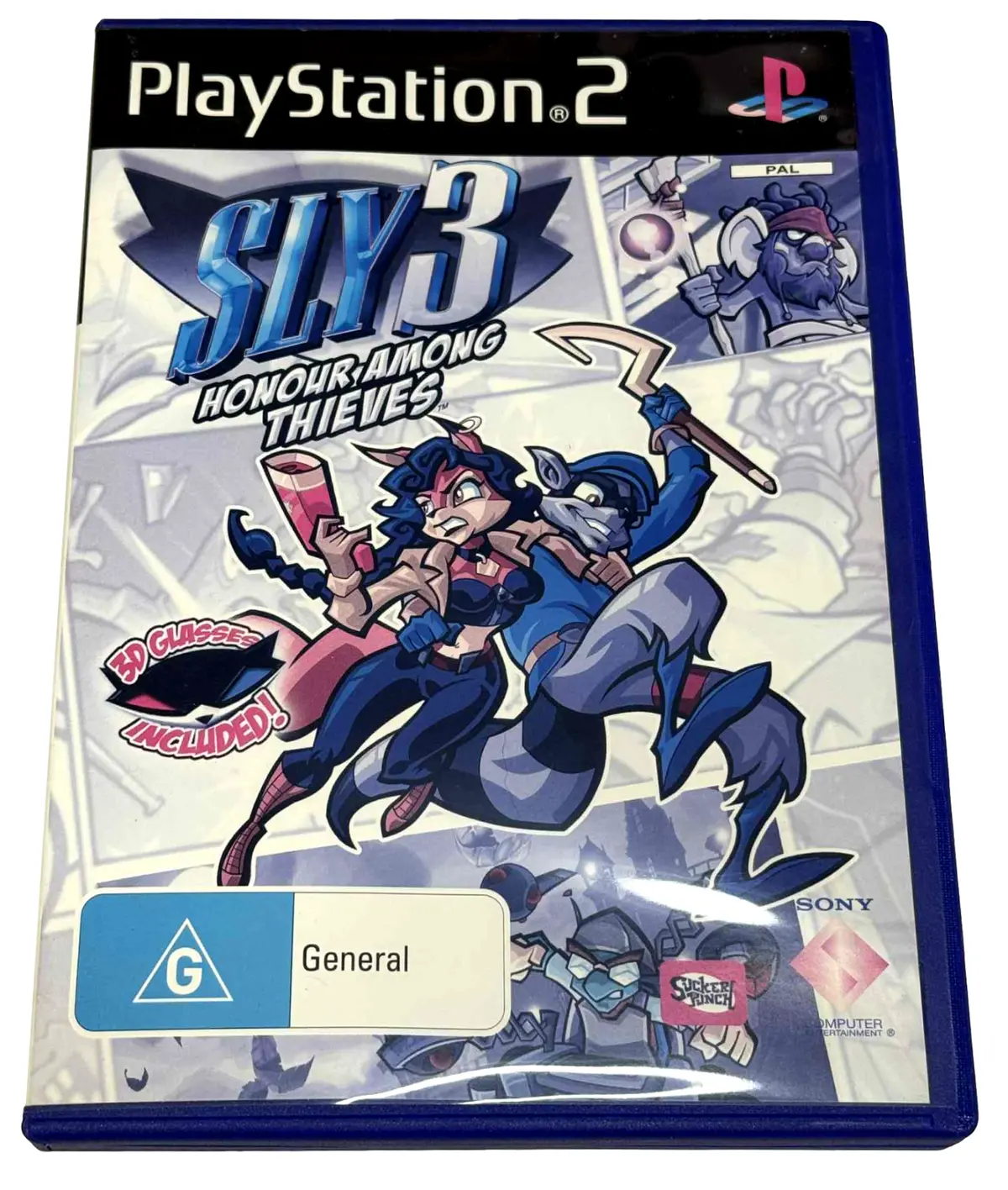 Sly 3 Honor Among Thieves Ps2 Pal *No Manual* (Faded Cover) (Preowned) 1