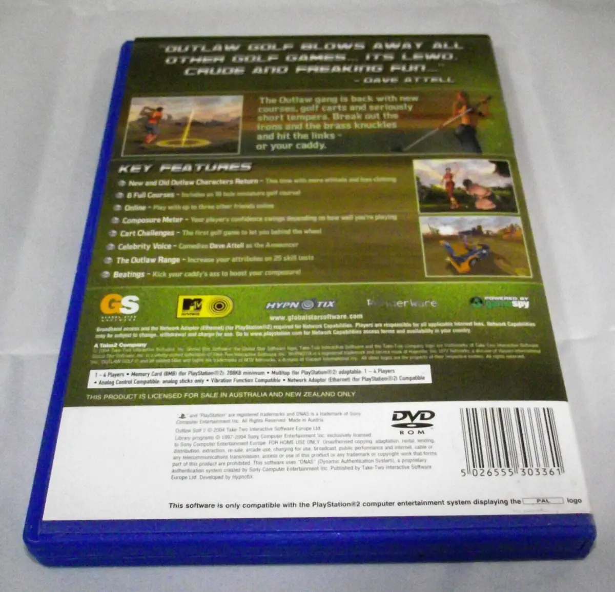 Outlaw Golf 2 Ps2 Pal *No Manual* (Preowned) 2