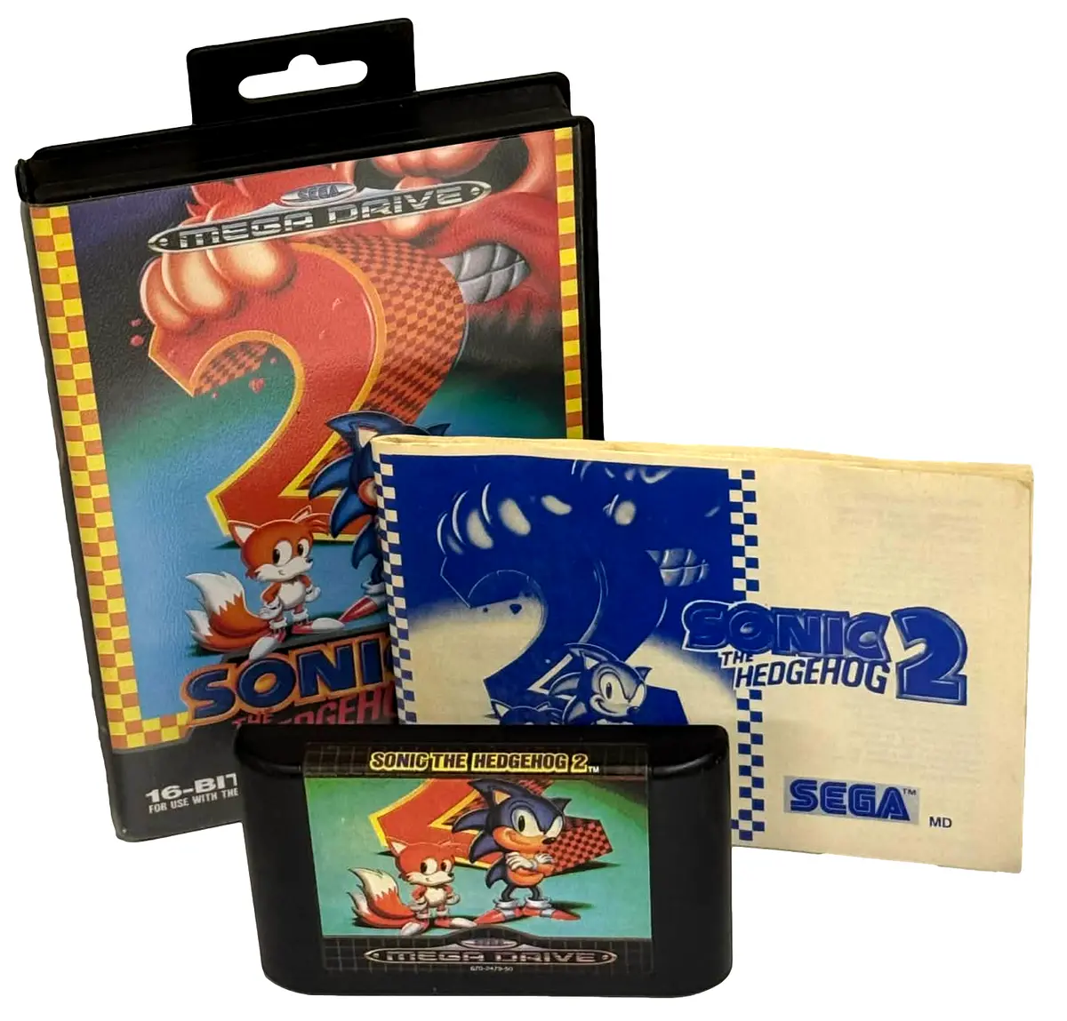 Sonic The Hedgehog 2 Sega Mega Drive *Complete* #4 (Preowned) 1